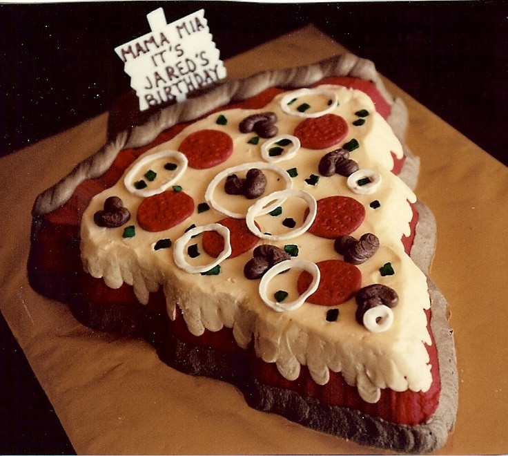 Best ideas about Pizza Birthday Cake
. Save or Pin Pizza Birthday cake by Janet s Sugar Art Richmond VA Now.