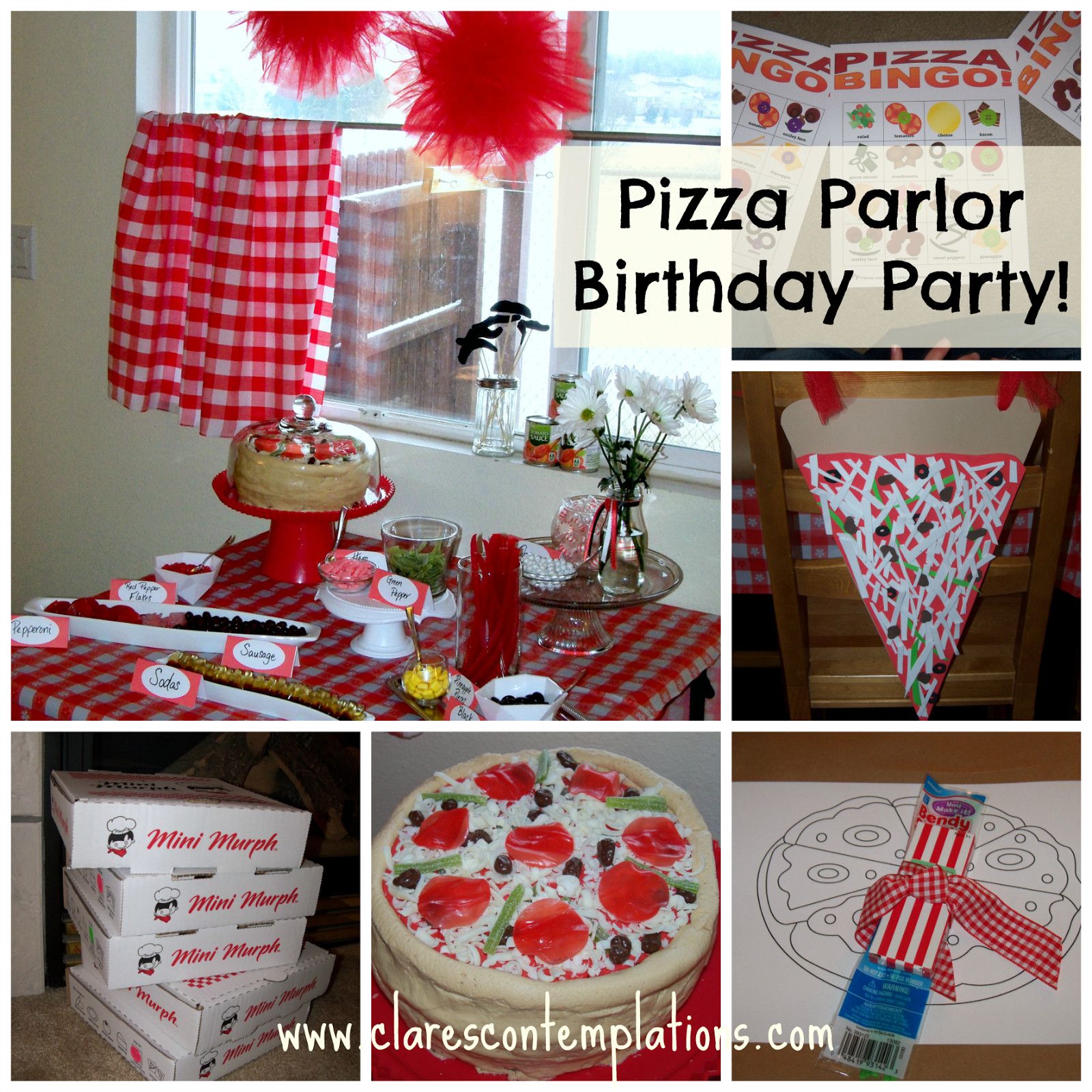 Best ideas about Pizza Birthday Party
. Save or Pin Clare s Contemplations Pizza Parlor Birthday Party Now.