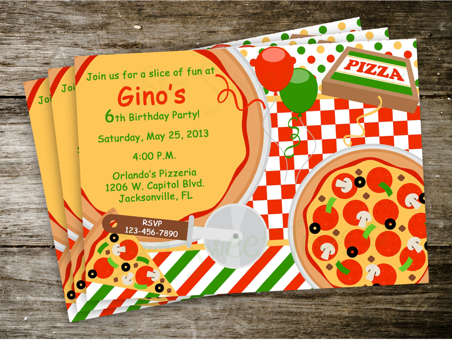 Best ideas about Pizza Birthday Party
. Save or Pin Pizza Party Pizzeria Birthday Party Invitation by 2SweetTeas Now.