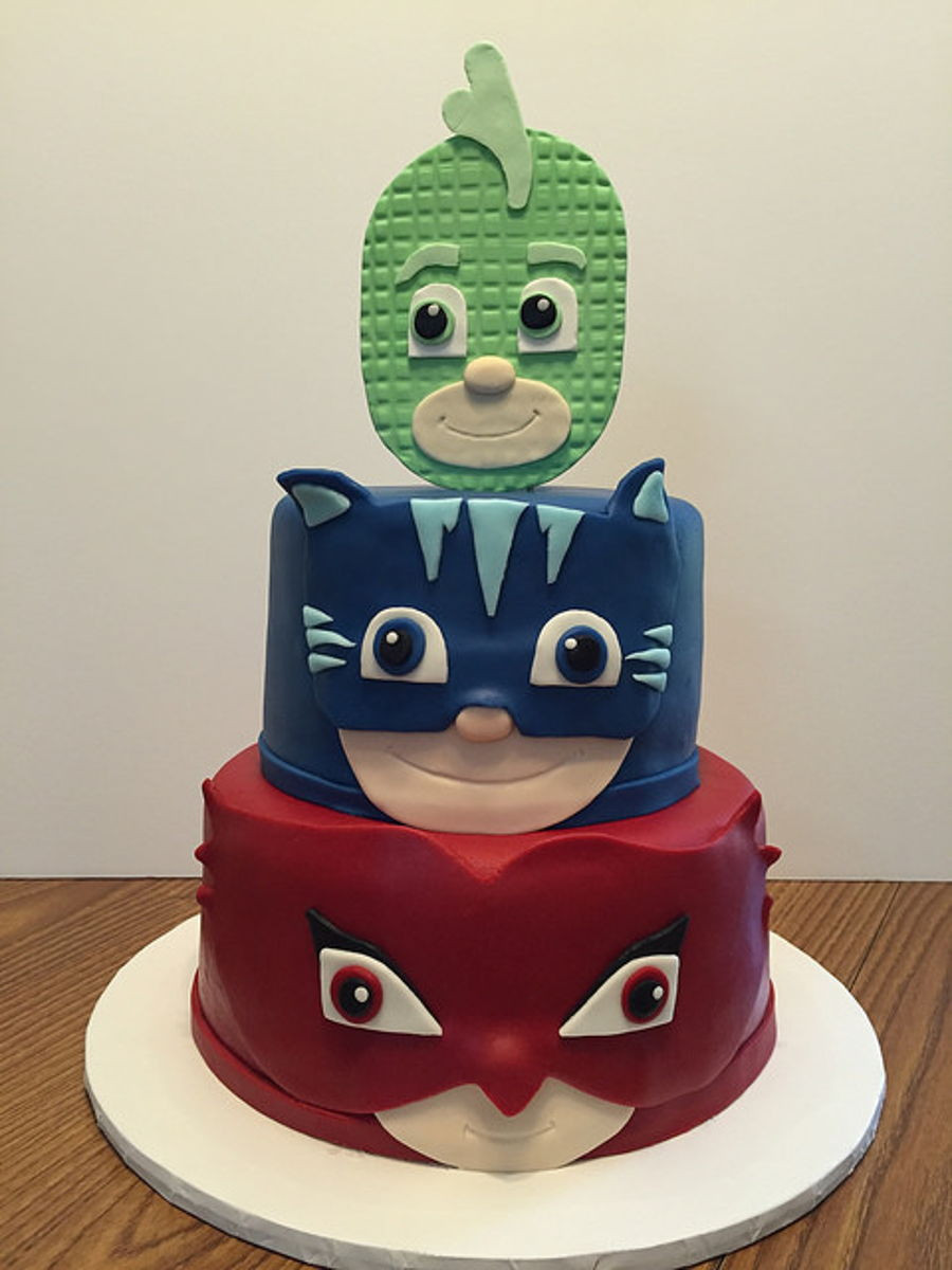 Best ideas about Pj Mask Birthday Cake
. Save or Pin Pj Masks Birthday Cake With Coordinating Cupcakes Now.
