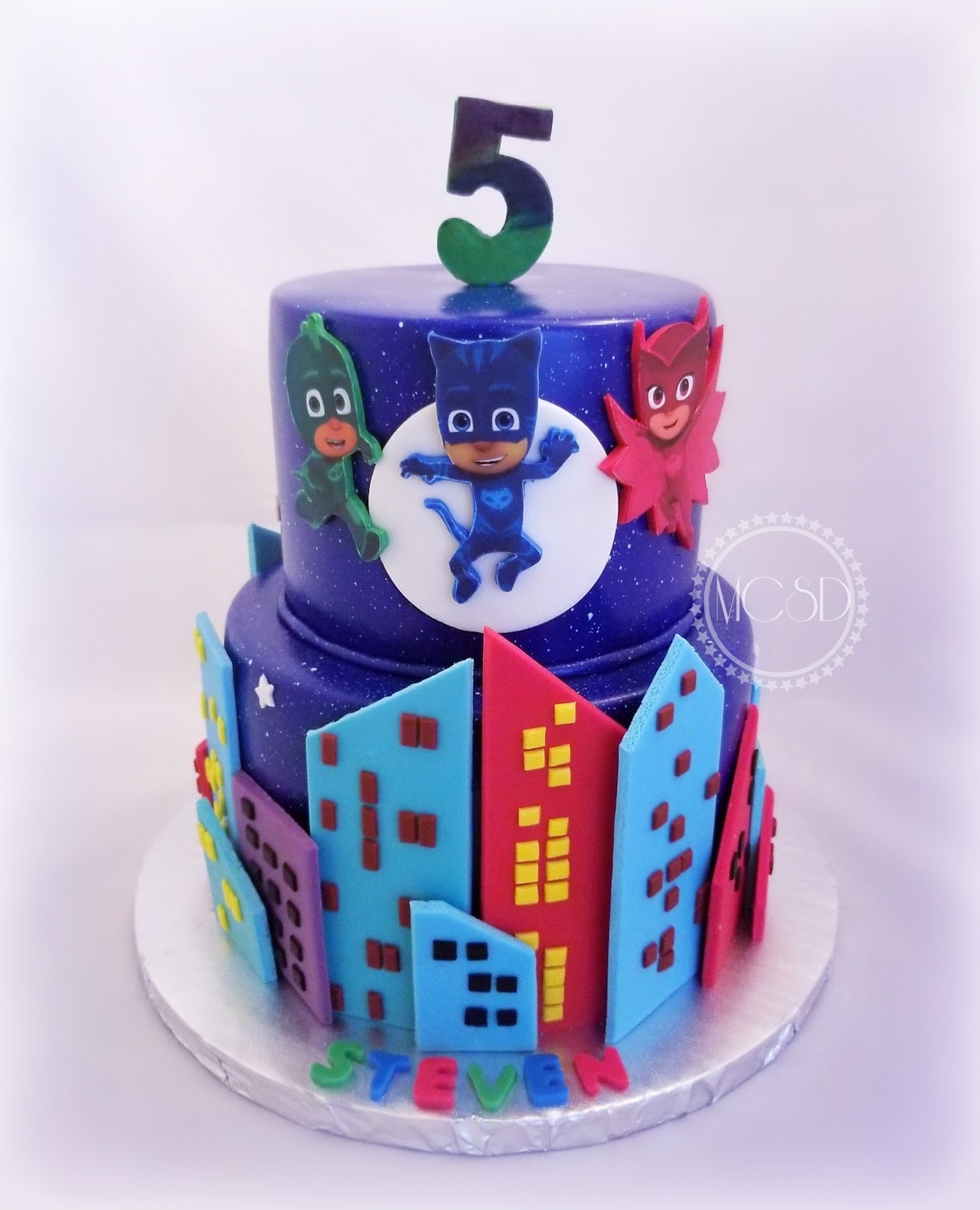 Best ideas about Pj Masks Birthday Cake
. Save or Pin MyCakeSweetDreams PJ Masks Birthday Cake Now.