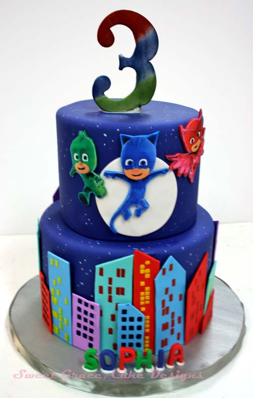 Best ideas about Pj Masks Birthday Cake
. Save or Pin Birthday Cakes NJ PJ Mask Specialty Cakes Now.