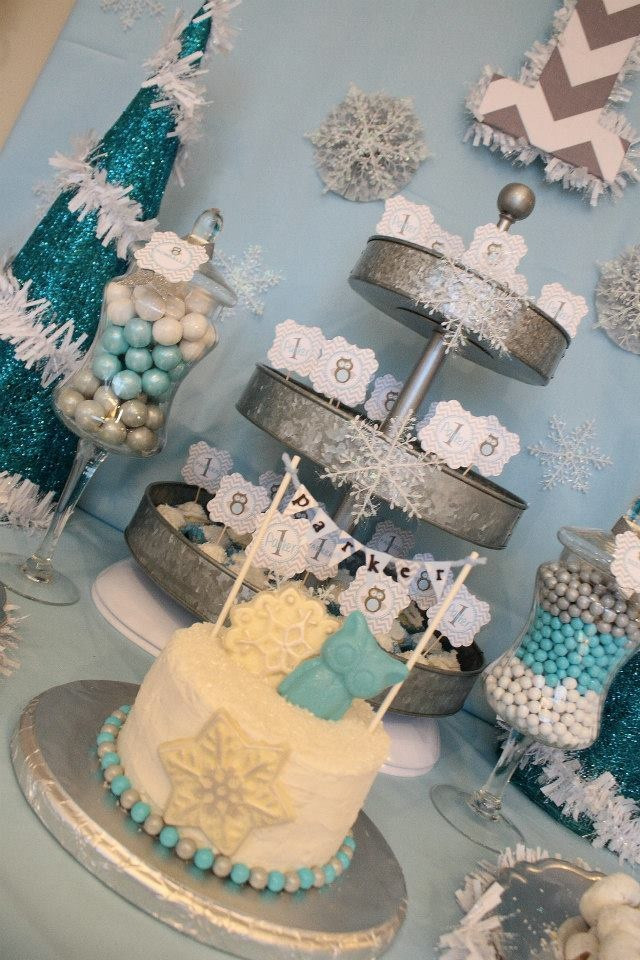 Best ideas about Places To Have A 1st Birthday Party In Winter
. Save or Pin Winter wonderland ONE derland 1st birthday party baby boy Now.