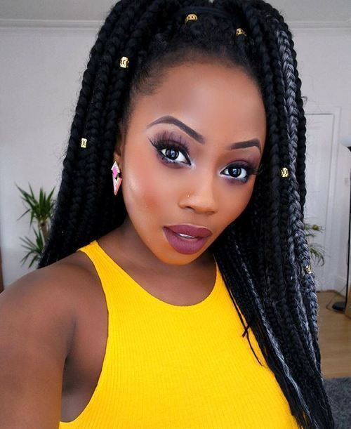 Best ideas about Plaits Hairstyles Black
. Save or Pin 50 Exquisite Box Braids Hairstyles To Do Yourself Now.