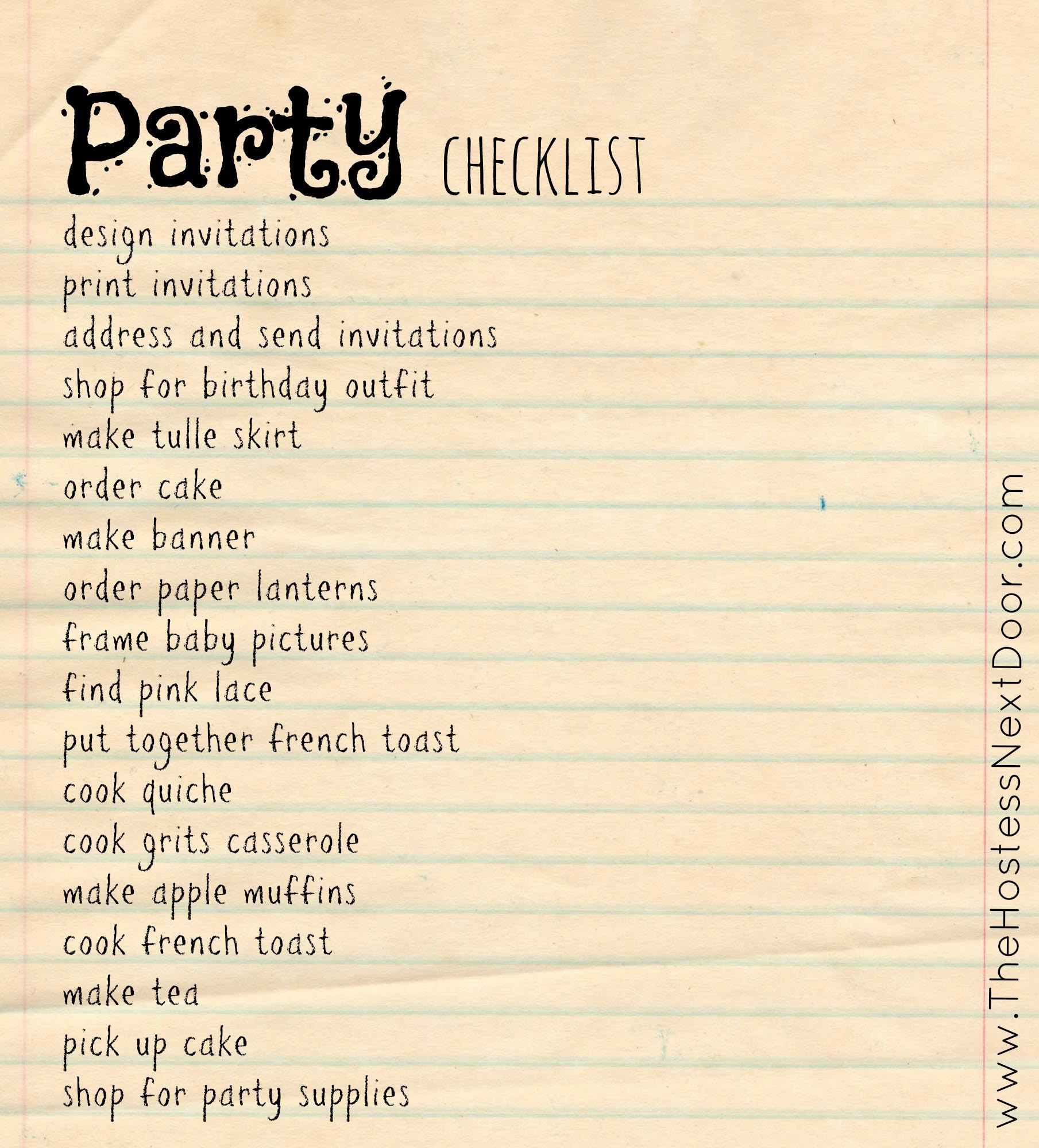 Best ideas about Plan A Birthday Party
. Save or Pin Plan A Birthday Party Checklist Now.