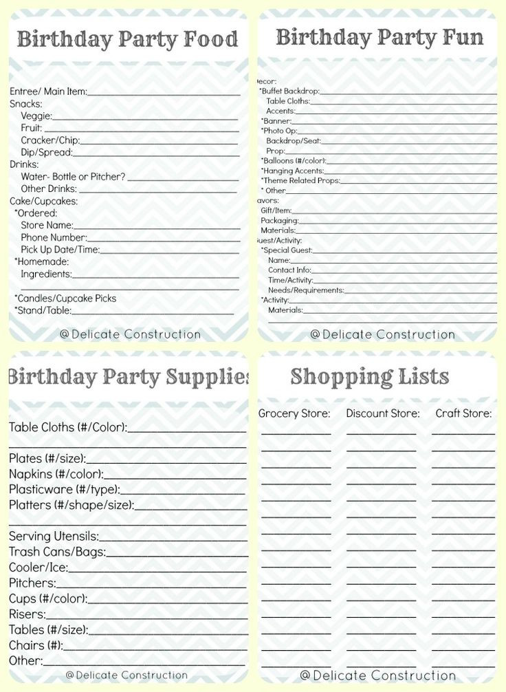 Best ideas about Plan A Birthday Party
. Save or Pin 25 best ideas about Party planning printable on Pinterest Now.