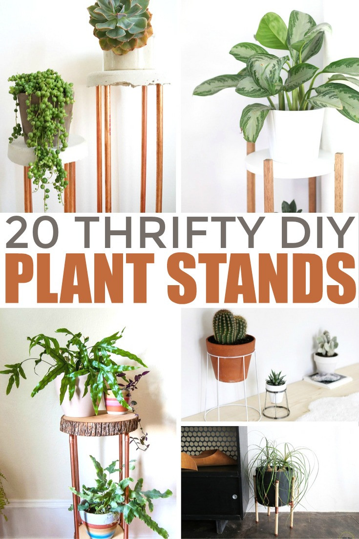 Best ideas about Plant Stand DIY
. Save or Pin 20 Thrifty DIY Plant Stands Frugal Mom Eh Now.