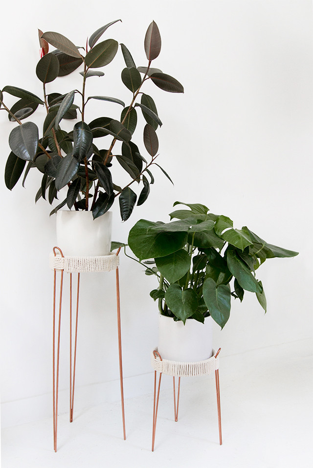 Best ideas about Plant Stands DIY
. Save or Pin Sarah Sherman Samuel DIY copper plant stands Now.