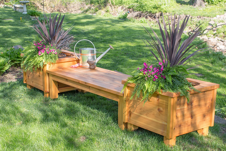 Best ideas about Planter Box Bench
. Save or Pin Cedar Bench buildsomething Now.