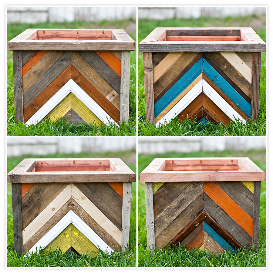 Best ideas about Planter Boxes DIY
. Save or Pin Chevron Pattern Recycled Wood Planter Box The Blog Now.