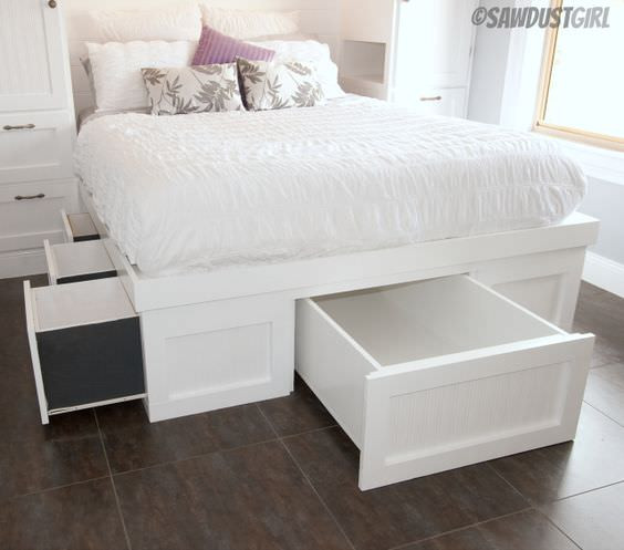 Best ideas about Platform Beds With Storage DIY
. Save or Pin DIY Storage Beds • The Bud Decorator Now.