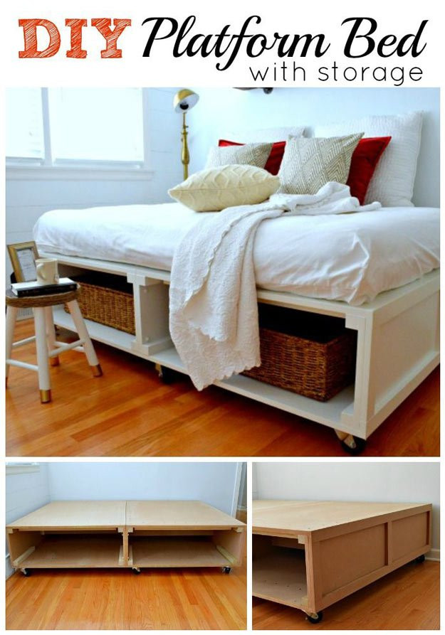 Best ideas about Platform Beds With Storage DIY
. Save or Pin 14 DIY Platform Beds DIY Ready Now.