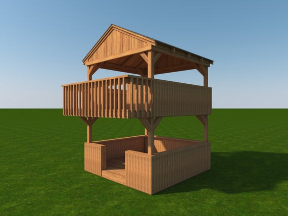 Best ideas about Playhouse Plans DIY
. Save or Pin Build your own 2 Story Playhouse Fort DIY Plans Fun to build Now.
