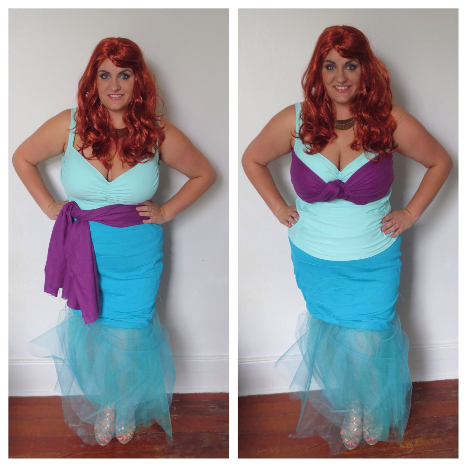 Best ideas about Plus Size Mermaid Costume DIY
. Save or Pin Mermaid costume Thrifted crafted plus size costumes Now.