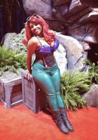 Best ideas about Plus Size Mermaid Costume DIY
. Save or Pin DIY Ariel the little Mermaid Plus Size Halloween Costume Now.