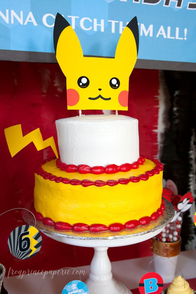 Best ideas about Pokemon Birthday Cake
. Save or Pin Easy Pokemon Birthday Party Ideas Frog Prince Paperie Now.