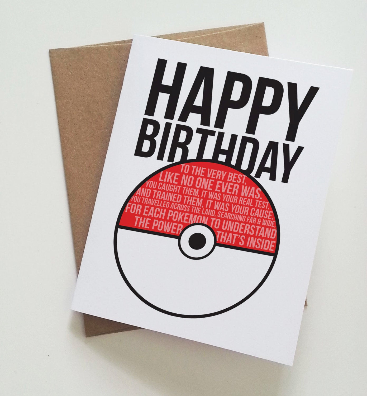 Best ideas about Pokemon Birthday Card
. Save or Pin POKEMON Happy Birthday Pokeball Birthday Card Fan Art Now.