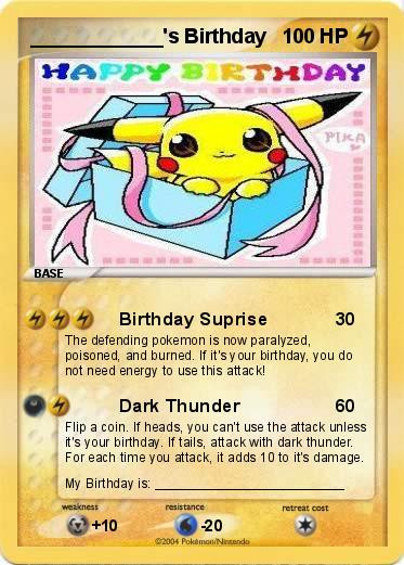 Best ideas about Pokemon Birthday Card
. Save or Pin Pokémon s Birthday Birthday Suprise My Pokemon Card Now.