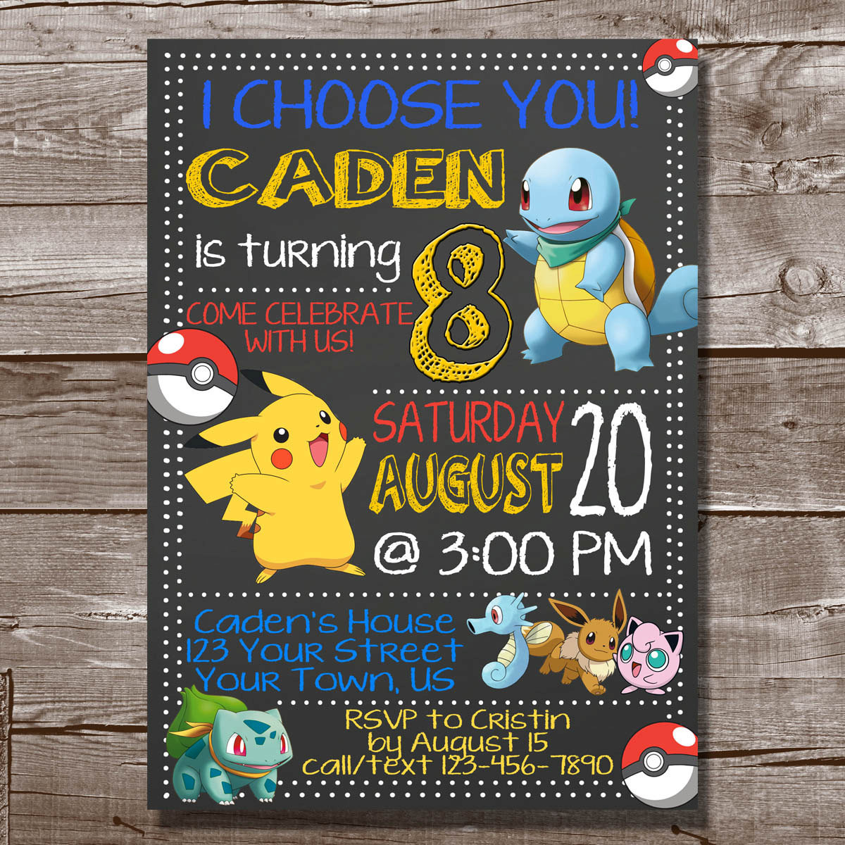 Best ideas about Pokemon Birthday Party Invitations
. Save or Pin Pokemon Birthday InvitationPokemon Birthday Invitation Pokemon Now.
