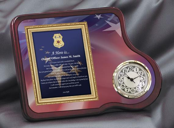 Best ideas about Police Academy Graduation Gift Ideas
. Save or Pin Law Enforcement Clock Police Academy Gift Mahogany Now.