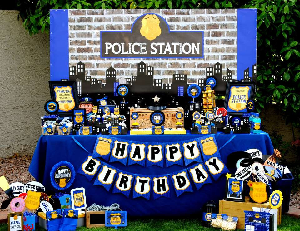 Best ideas about Police Birthday Party
. Save or Pin Cop Birthday "Police ficer " Now.