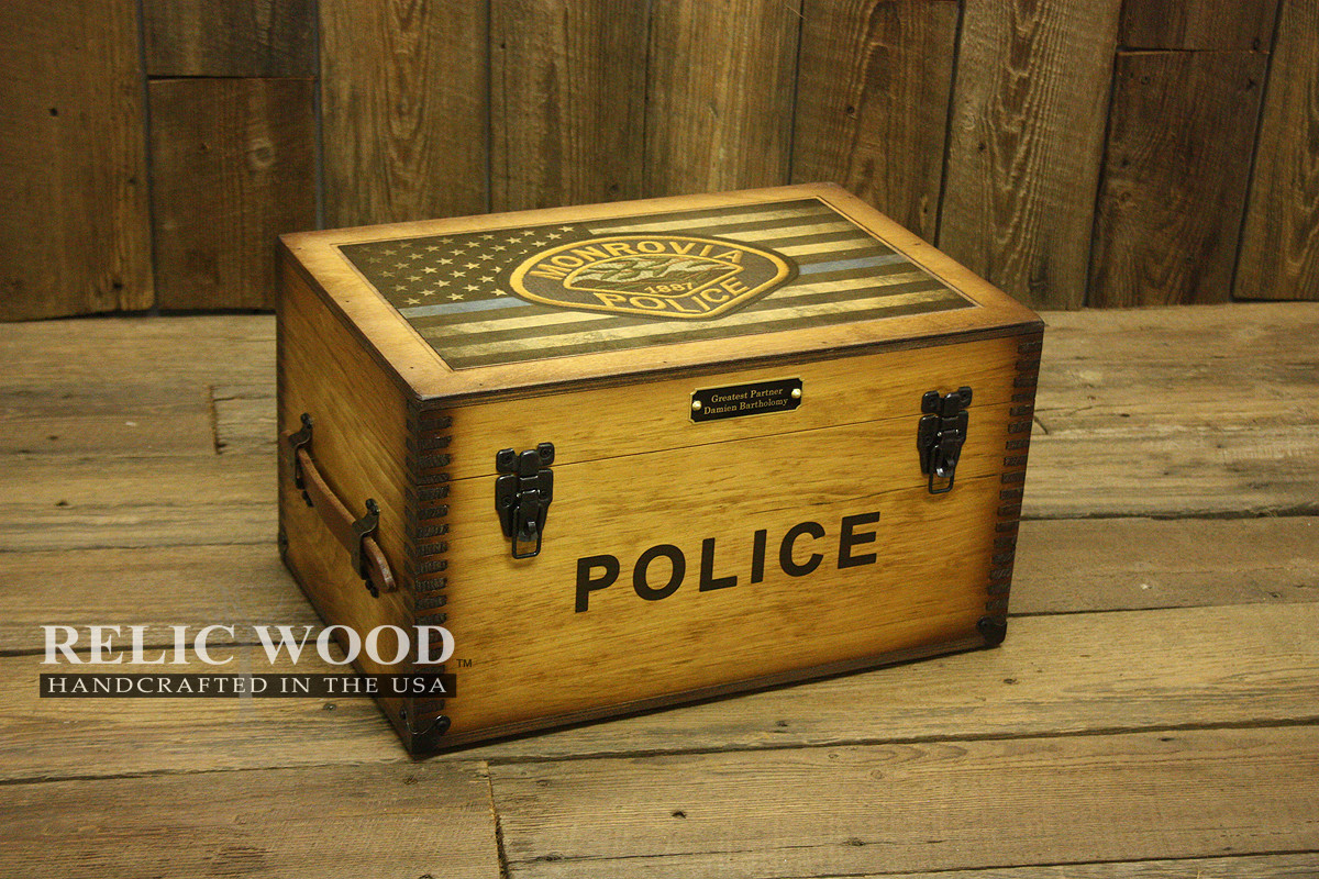 Best ideas about Police Gift Ideas
. Save or Pin Custom Police Department Badge Keepsake Box Now.