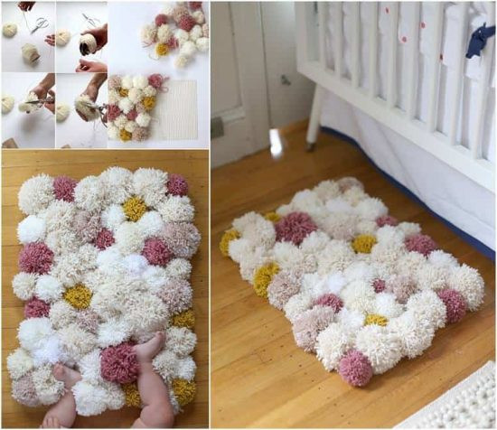 Best ideas about Pom Pom Rug DIY
. Save or Pin Pom Pom Rugs Are A Super Easy DIY To Try Now.