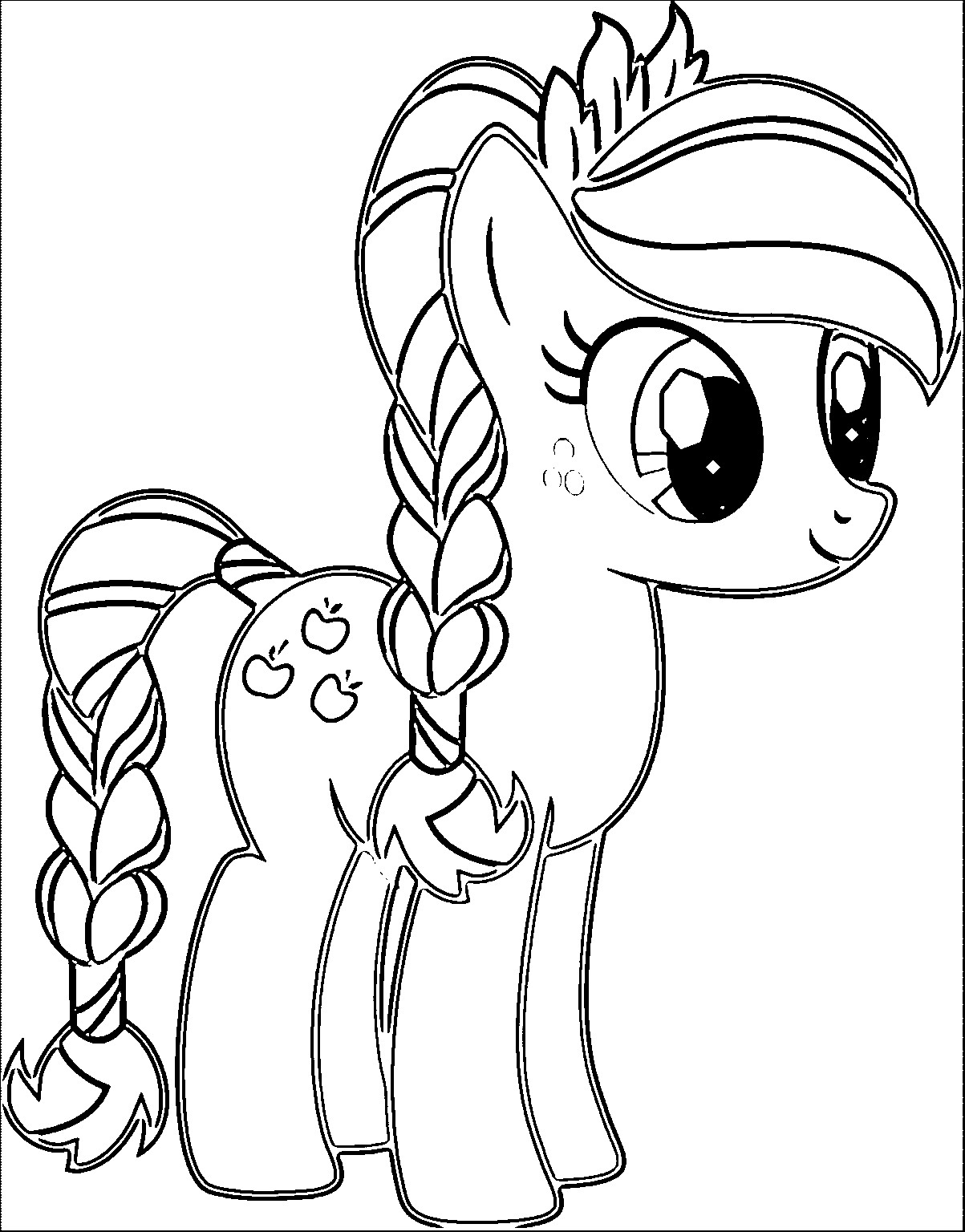 Best ideas about Pony Printable Coloring Pages
. Save or Pin pony cartoon my little pony coloring page 003 Now.