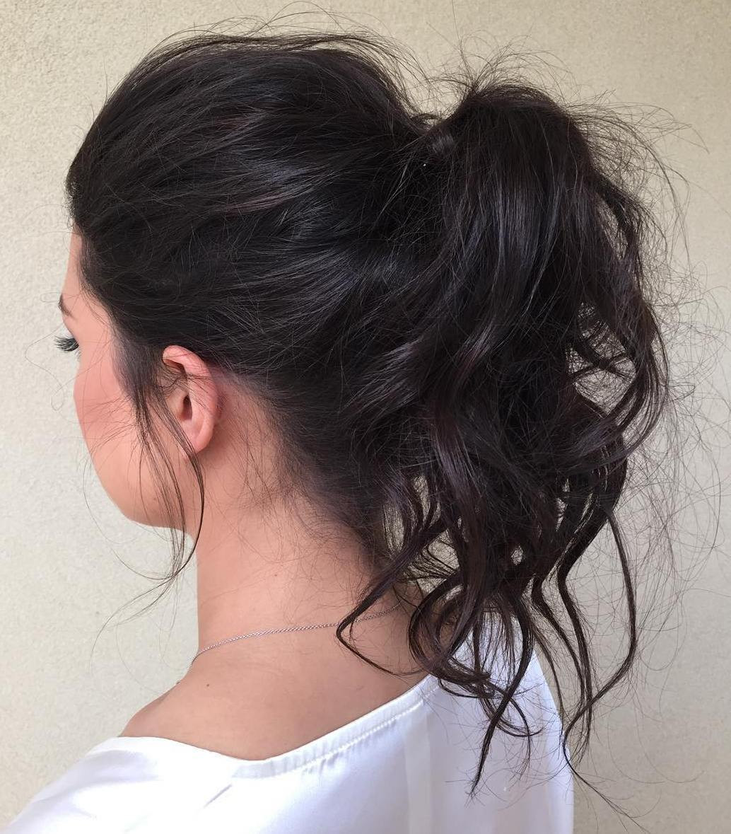 Best ideas about Ponytail Updo Hairstyles
. Save or Pin 30 Eye Catching Ways to Style Curly and Wavy Ponytails Now.
