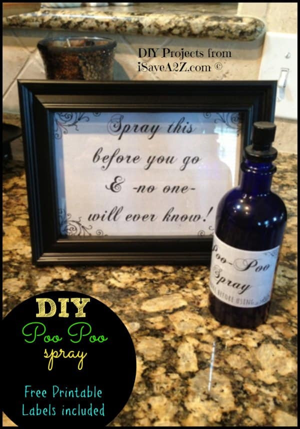 Best ideas about Poo Pourri DIY
. Save or Pin DIY Poo Poo Bathroom Spray Printable Labels Included Now.