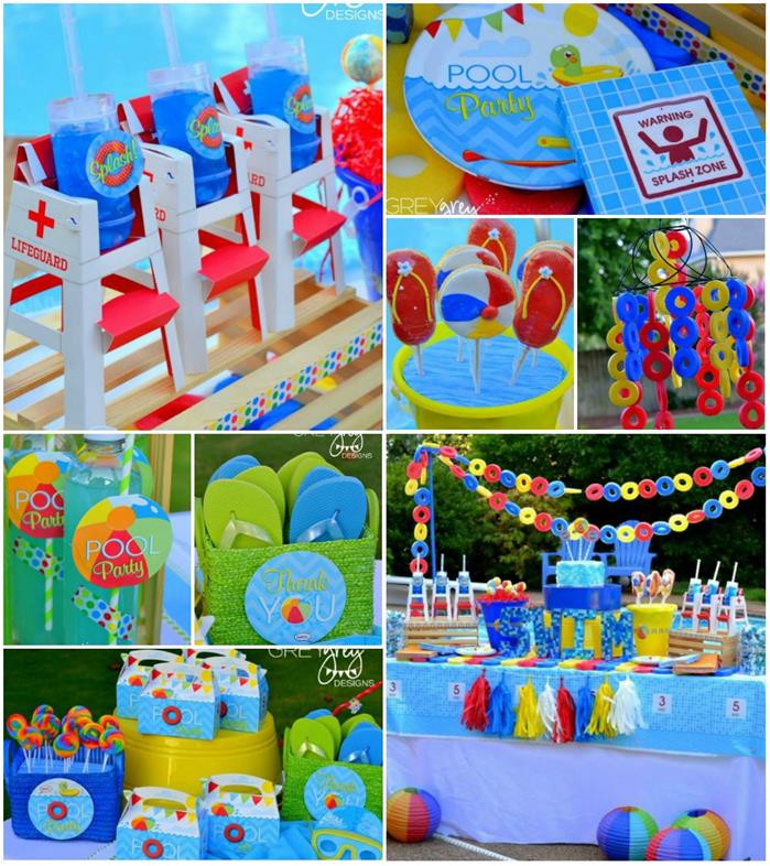 Best ideas about Pool Birthday Party Ideas
. Save or Pin Kara s Party Ideas Summer Pool Party Ideas Planning Cake Now.
