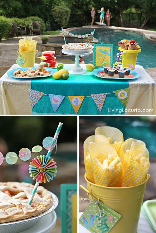 Best ideas about Pool Birthday Party Ideas
. Save or Pin Pool Party Ideas Fun Food & Printables Now.