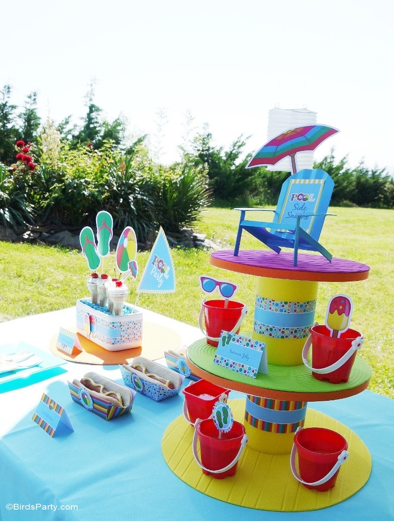 Best ideas about Pool Birthday Party Ideas
. Save or Pin Pool Party Ideas & Kids Summer Printables Party Ideas Now.