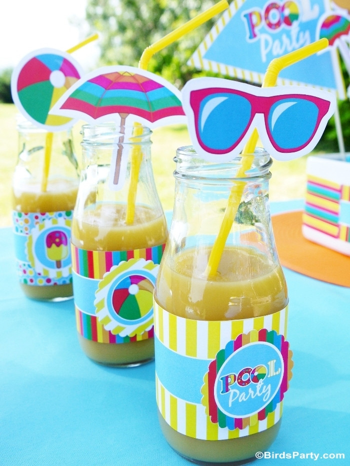 Best ideas about Pool Birthday Party Ideas
. Save or Pin Pool Party Ideas & Kids Summer Printables Party Ideas Now.