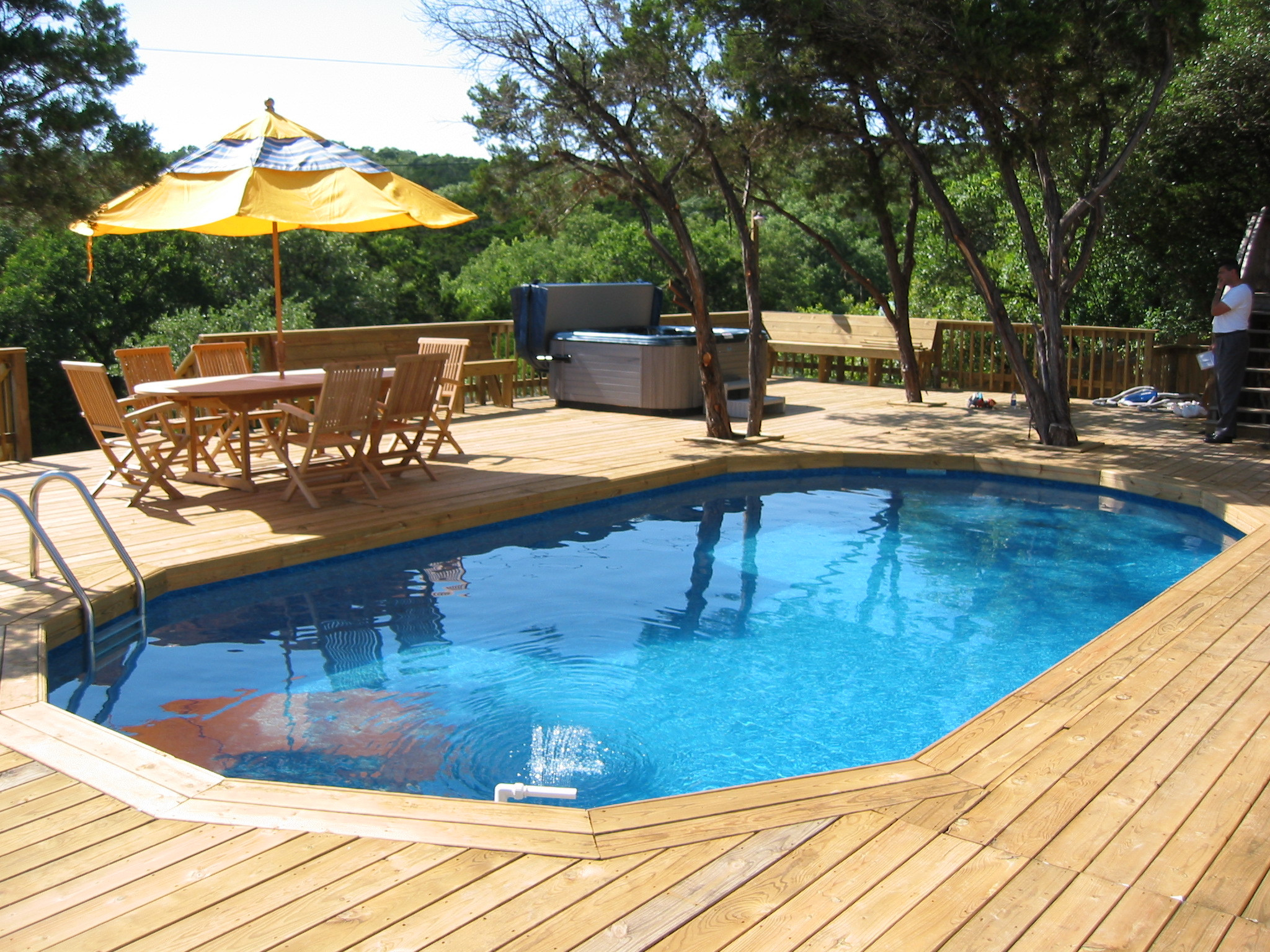 Best ideas about Pool Deck Ideas For Above Ground Pools
. Save or Pin Best swimming pool deck ideas Now.