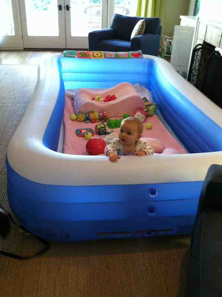 Best ideas about Pool For Baby
. Save or Pin Use An Inflatable Pool As A Playpen For Your Toddler Do Now.