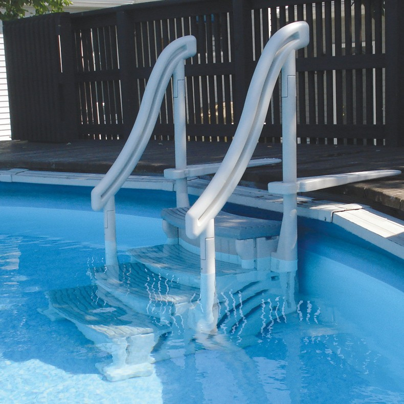 Best ideas about Pool Stairs Above Ground
. Save or Pin Strong Pool Ladders Now.