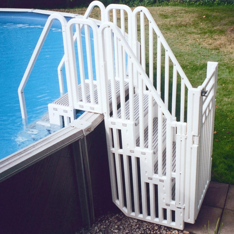 Best ideas about Pool Stairs Above Ground
. Save or Pin Ground Swimming Pool Accessories and Equipment DIY Now.