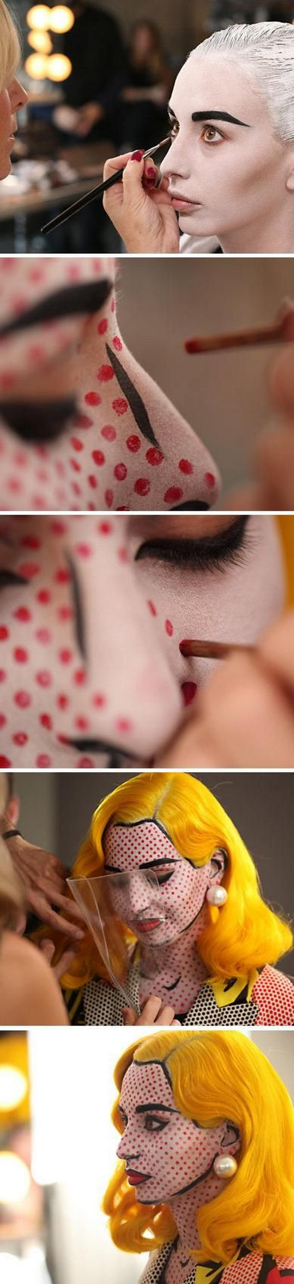 Best ideas about Pop Art Costume DIY
. Save or Pin 25 Super Cool Step by Step Makeup Tutorials for Halloween Now.