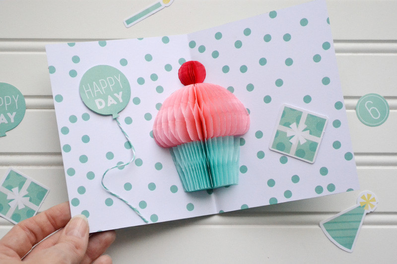 Best ideas about Pop Up Birthday Card DIY
. Save or Pin Honey b Cupcake Pop up Card Video Tutorial Now.