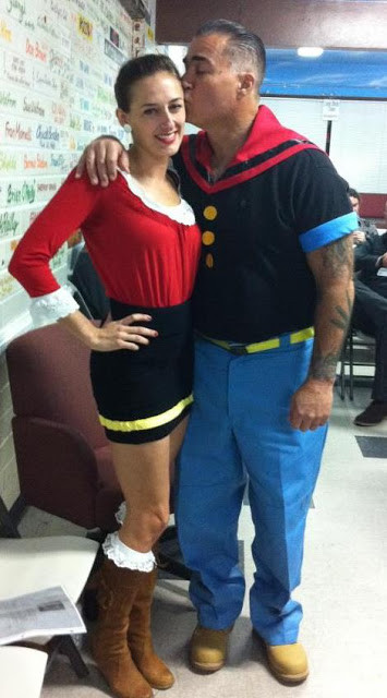 Best ideas about Popeye And Olive Oyl Costume DIY
. Save or Pin Turned to Design What to be for Halloween Now.