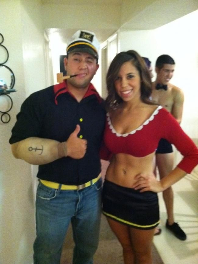Best ideas about Popeye And Olive Oyl Costumes DIY
. Save or Pin Popeye and Olive Oyl costumes Olive Oyl Now.