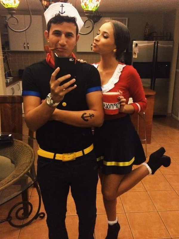 Best ideas about Popeye And Olive Oyl Costumes DIY
. Save or Pin 75 Stylish Couples Costumes for Halloween 2017 For Now.