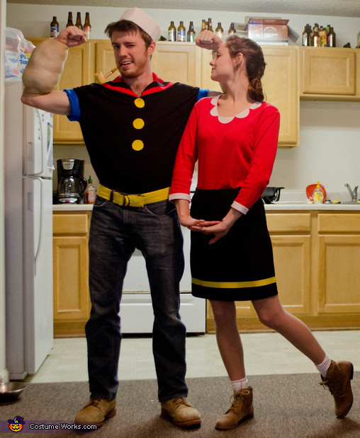 Best ideas about Popeye And Olive Oyl Costumes DIY
. Save or Pin Popeye and Olive Oyl Costume Now.