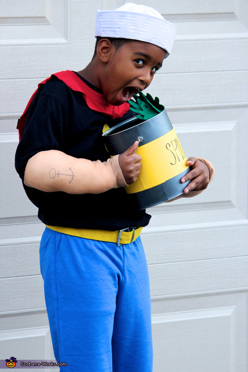 Best ideas about Popeye Costume DIY
. Save or Pin Popeye the Sailor Man Costume for Boys Now.
