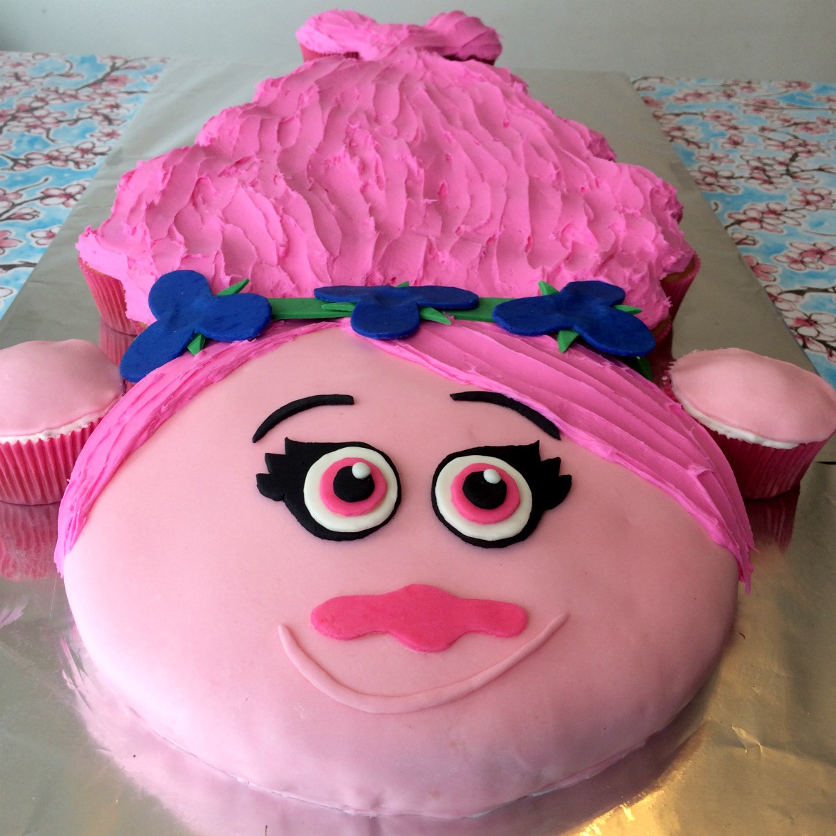 Best ideas about Poppy Troll Birthday Cake
. Save or Pin How to make a Princess Poppy cake with pull apart cupcake Now.