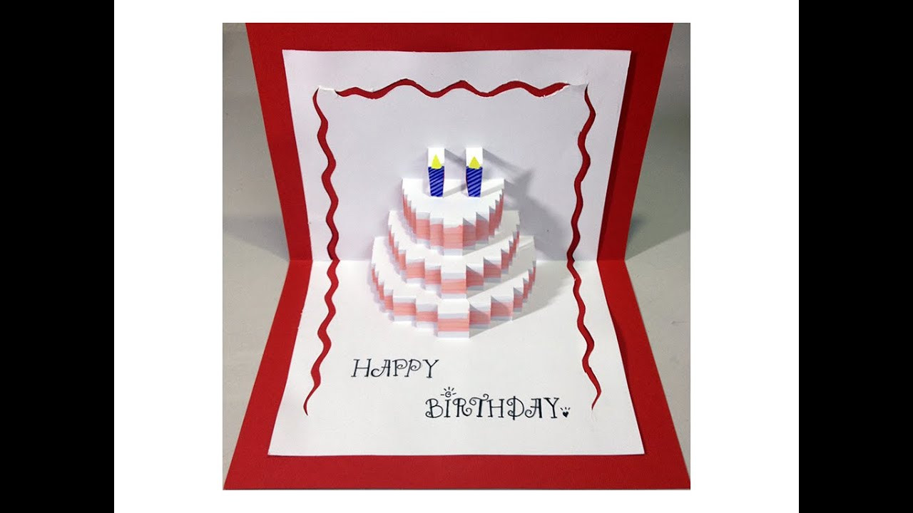 Best ideas about Popup Birthday Card
. Save or Pin Happy Birthday Cake Pop Up Card Tutorial Now.