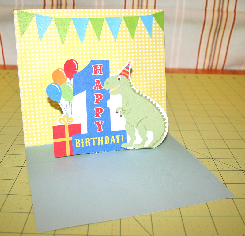 Best ideas about Popup Birthday Card
. Save or Pin Moms Eat Cold Food Simple 1st Birthday Pop Up Card Now.
