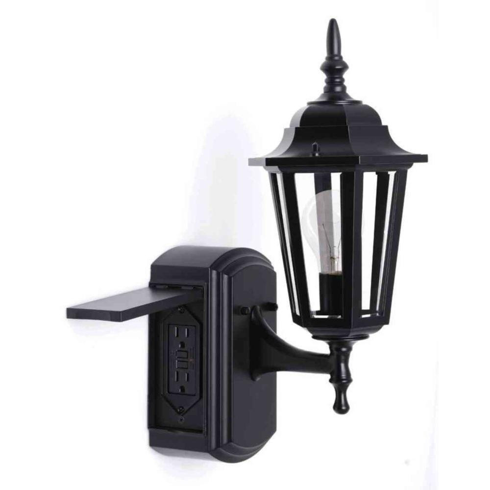 Best ideas about Porch Light With Outlet
. Save or Pin 15 Collection of Outdoor Wall Lights With Plug Now.