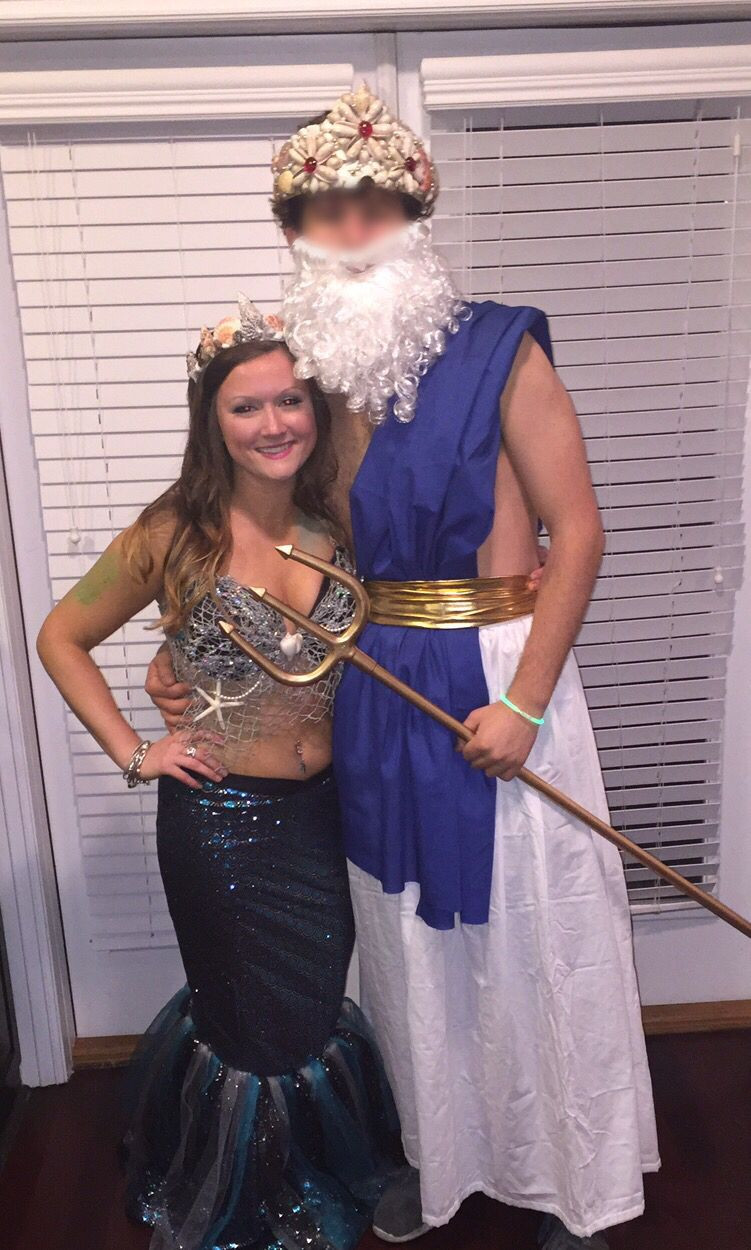 Best ideas about Poseidon Costume DIY
. Save or Pin Poseidon & mermaid couple costume Now.